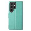 For Samsung Galaxy S25 Ultra Wallet Case Butterfly Floral Imprint PU Leather Phone Cover with Wrist Strap