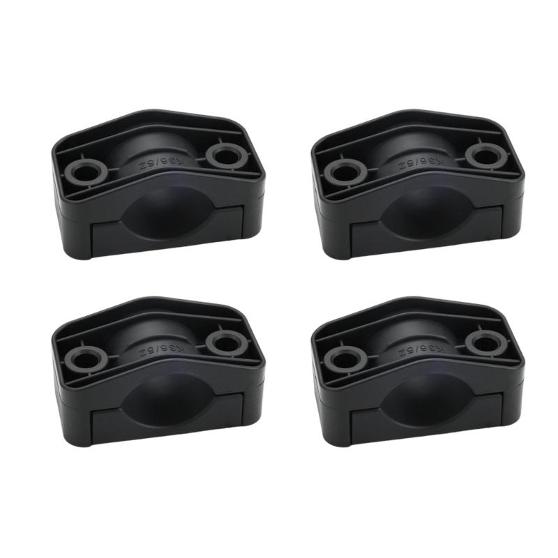

4Pcs High Strength Nylon Fixation Cable Clamps Single Cores High Voltage Cabinet Wire Clamps for Secure Wire Management