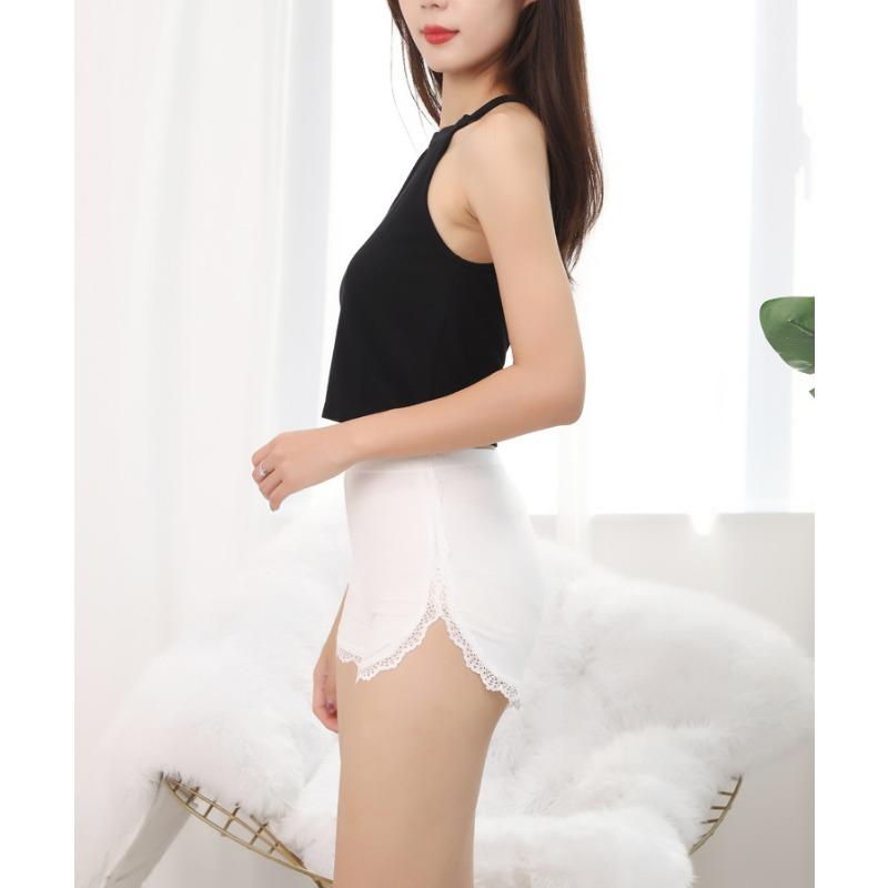 Lace Safety Pants Women's Panties Summer Modal Leggings Thin Shorts Three-quarter Pants
