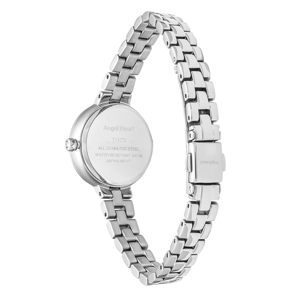 AngelHeart Twinkle Heart Quartz 3 ATM Water Mineral White Pearl Watch, Movement, Resistance, Glass, Dial, TH23SS-Q-AM, Women's [Authentic]