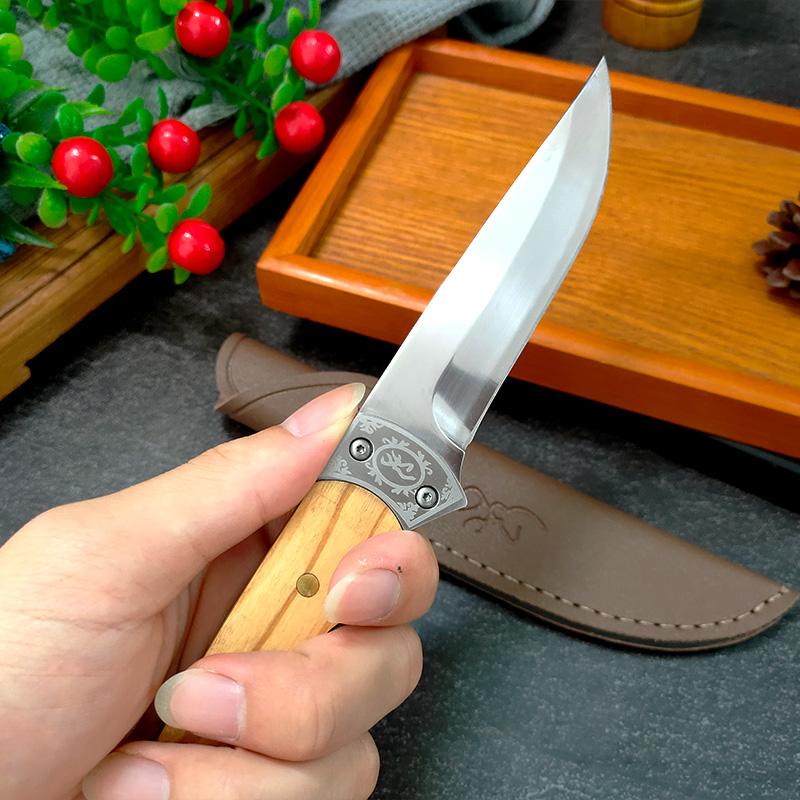 Filetiermesser Fisch Obst Ausbeinmesser Hackmesser Fleisch Gemüse Küchenmesser Geschmiedete Klinge Metzgermesser Holzgriff Koch Allzweckmesser