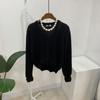 C S In The Room Semi Crop Angora Knit Cardigan 3 ColorS