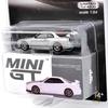 MINI GT Scale USA MiJo Toys Exclusive R34 II N1 Chase Car Drive 164 GT-R V-Spec (White) Right-hand