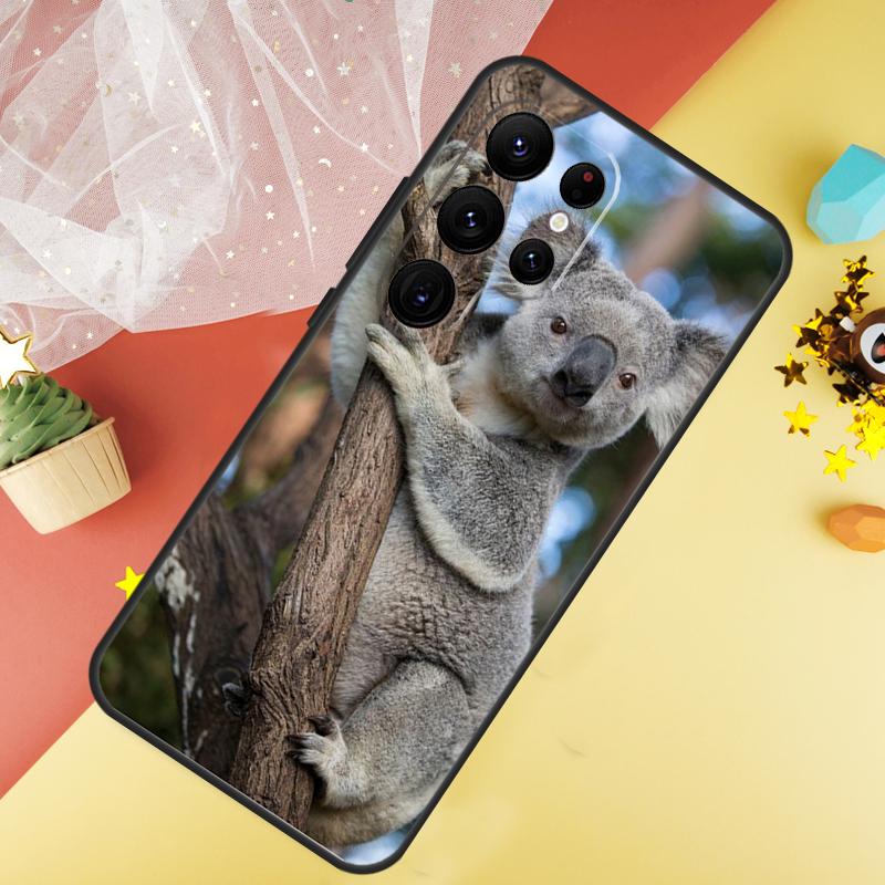 

Koala Phone Case For Samsung Galaxy S25 S26 Ultra S21 S20 S22 S23 Ultra S10 Plus S24 FE Cover Coque Galaxy S20 Plus