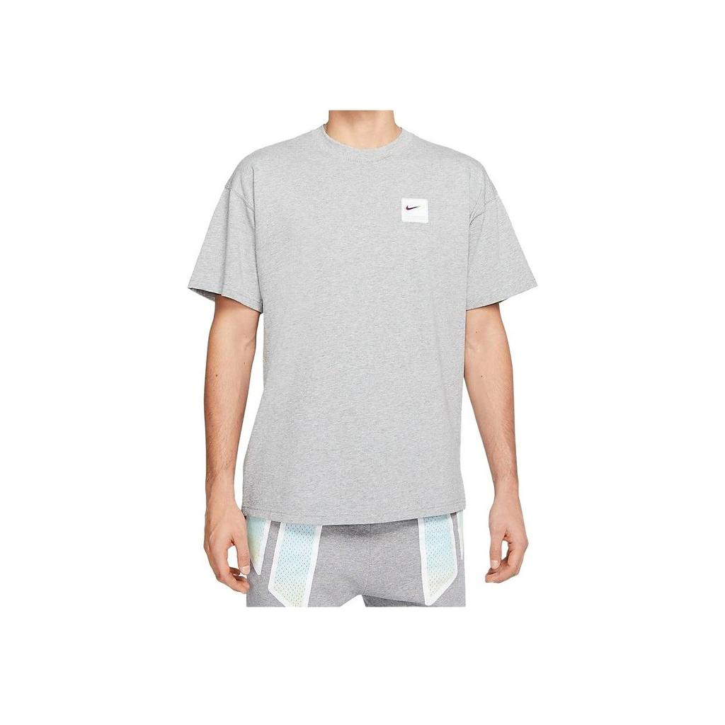Nike X Pigalle Collaborative Logo Print Short Sleeve T-Shirt Men Tops Grey CK2337-063