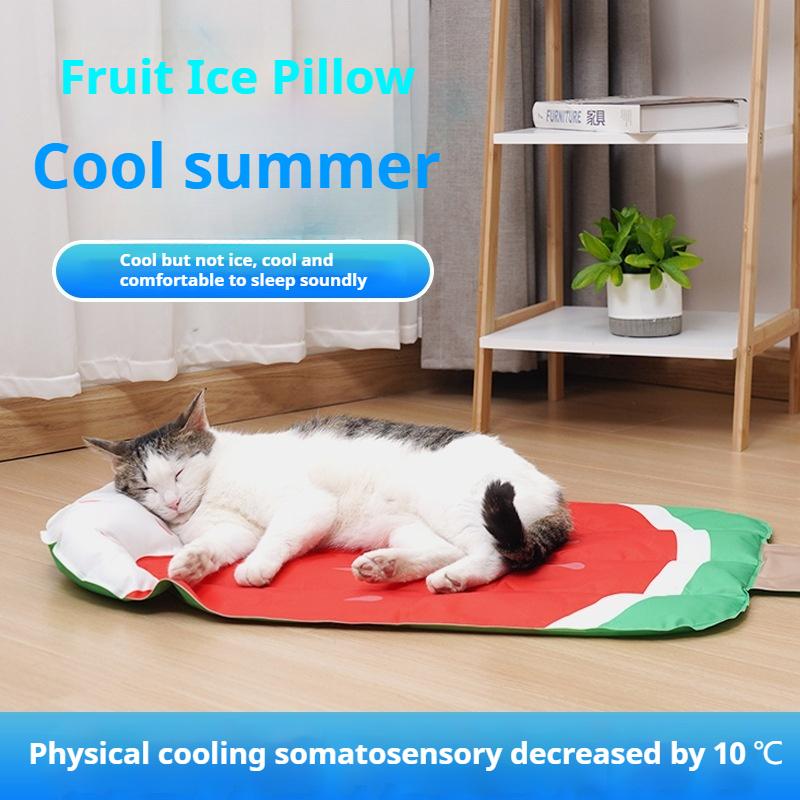 Pet Supplies Pet Fruit Ice Cream Series Ice Pad Summer Ice Nest Cat Cooling Pad Dog Sleeping Pad Cooling Pad Pet Cooling Nest