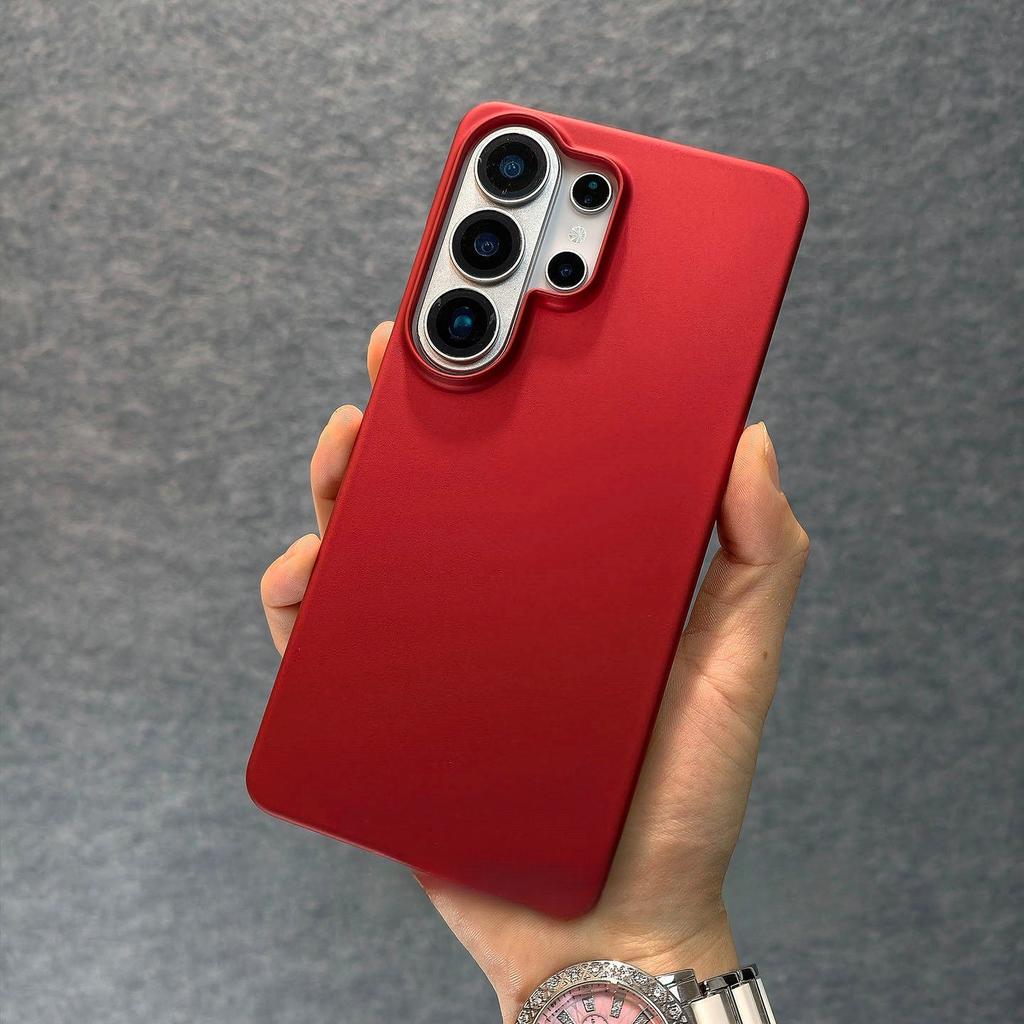 Hard PC Frosted Borderless Case for Samsung Galaxy S26 S25 S24 Ultra S23 FE S22 Plus A55 A56 A54 A15 A16 Matte Ultra Slim Cover