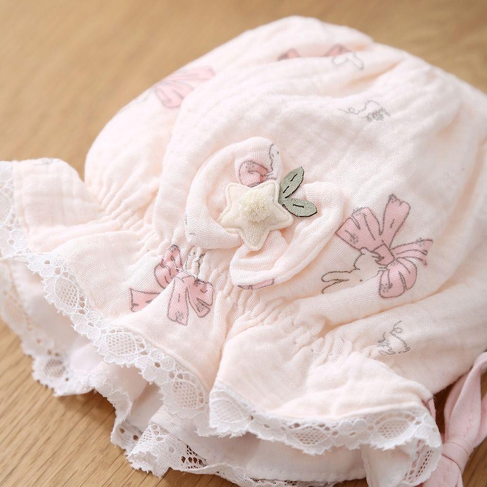 Breathable Baby Girl  Bonnet 0-12M Fisherman Hat 2025 Baby Sun Hat  Spring Autumn
