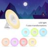 Creative Sunrise Alarm Clock with Music, Seven-Color LED, Sunset Hypnosis, FM Radio, and Night Light