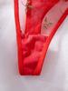 Cross-border European & American Sexy Floral Embroidery Lingerie Set: Underwire Push-Up Bra & See-Through Panties
