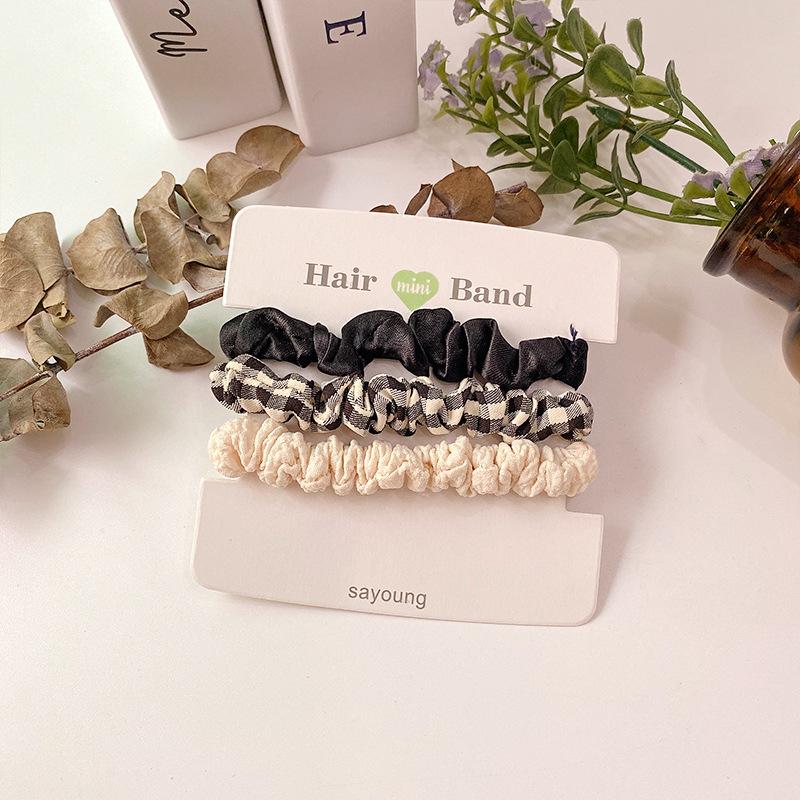 

Летняя модная эластичная резинка для волос: Свежий и универсальный японско-корейский стиль в форме тонкой кишки для девочек.