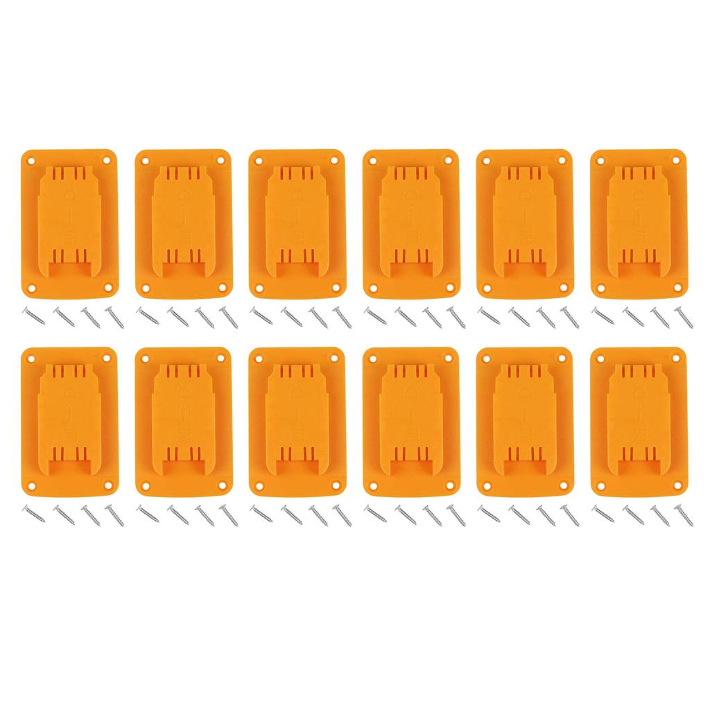 3/8/12pcs Tool Holder Dock Wall Mount Storage Rack ForDewalt 12V 20V Wall Mount Drill Holder With Screws