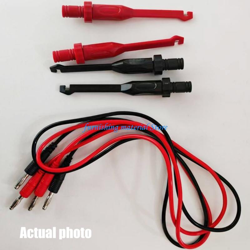 Y5GD Piercing Probe Clip 4mm Banana Plug Auto Test Leads for Electrical Testing