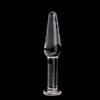 1Pcs Crystal Clear Glass Dildo Anal Beads Plug G-spot Stimulation Female Masturbation Adult Sex Toys for Lesbian