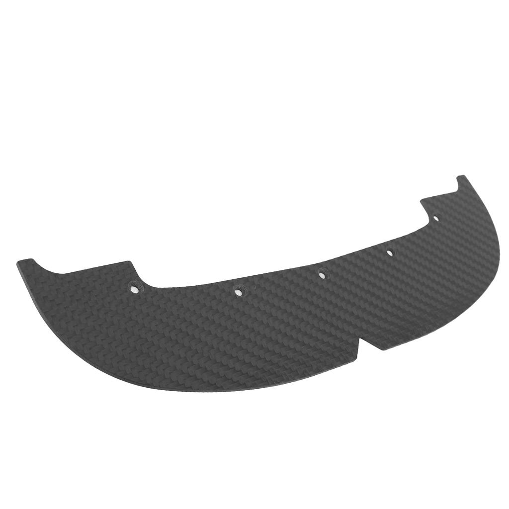 Carbon Fiber Front Splitter Shockproof RC Car Front Bumper Splitter Replacement for Arrma Vendetta 4wd 3s Blx