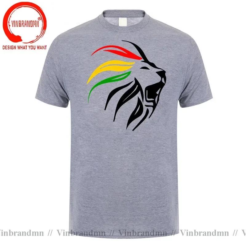 Rasta Lion Rastafari Jamaica Gift For Reggae Lover Tshirt Rasta Lion T Shirt Unisex Hip Hop Streetwear Harajuku Tee Shirt Clothing