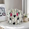 New Leopard Star Knitted Tote Bag for Women Large Capacity Bucket Bag Versatile Handbag for Commute Work and Daily Use