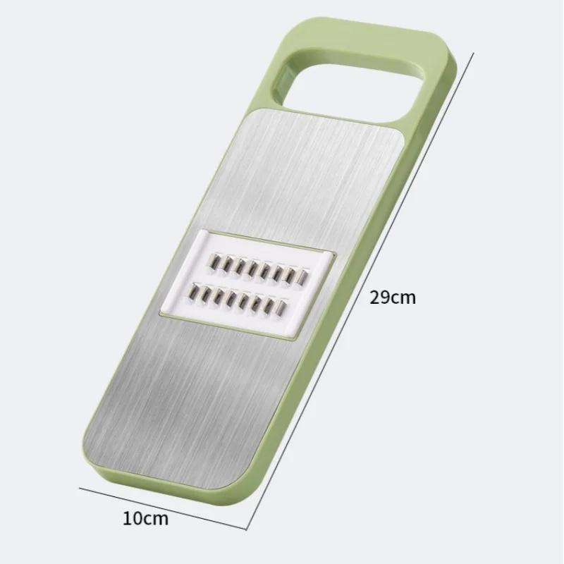 Kitchen 5 in 1 Stainless Steel Multifunctional Safe Manual Vegetable Slicer Cutter Potato Shredders Garlic Carrot Grater Chopper