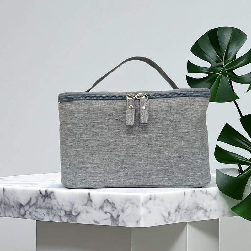 Bag Large For Toiletry Waterproof Men Women Travel Fitness Fashionable Solid Color Portable Stylish Makeup Storage
