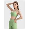 2023 New Cut Out Cross Beauty Back Exercise Underwear Women's Thin Square Collar Workout Top Sexy Yoga Bra Quick-Drying