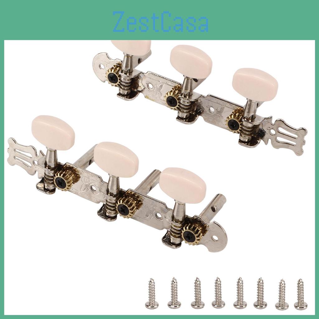 3l Tuning 2pcs String Key 3r Metal Cream Color Button Acoustic Guitar Tuning Pegs