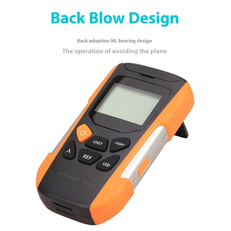 Portable Opticals Power Meter Featuring LED Flashlights And User Calibration For Accurate Attenuation Measurement
