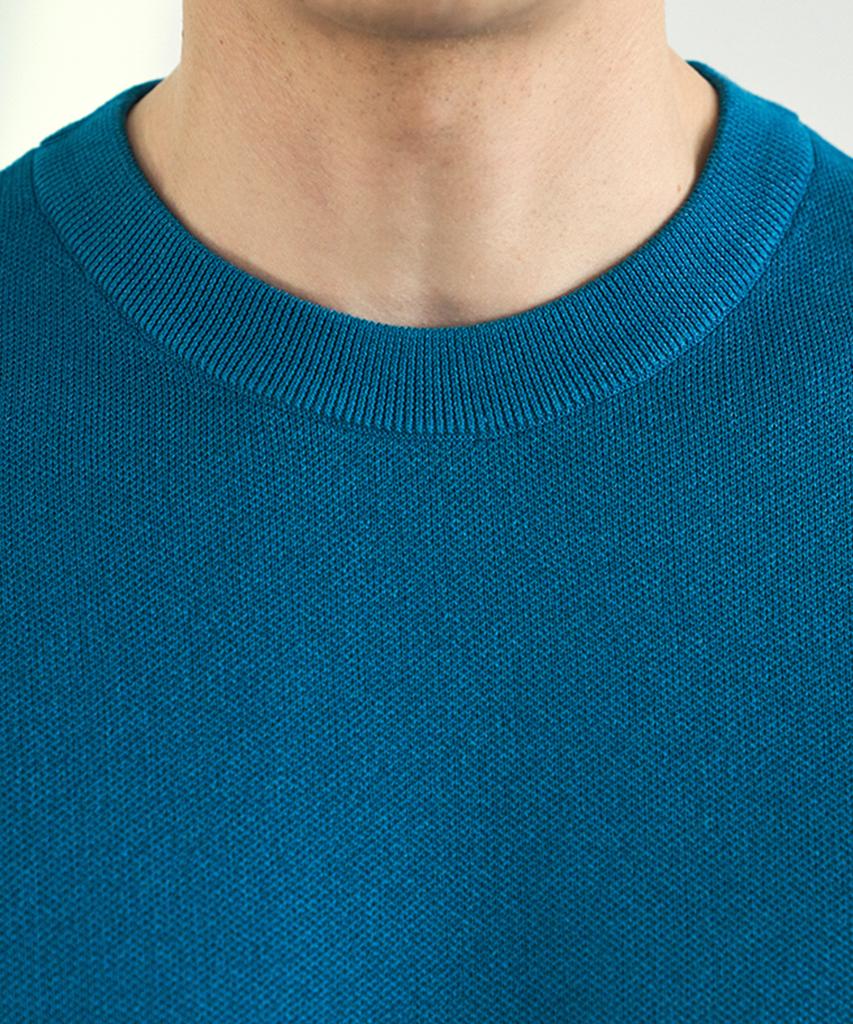 210EDIT Architecture Round Knit_Zd2Sw111_Blu