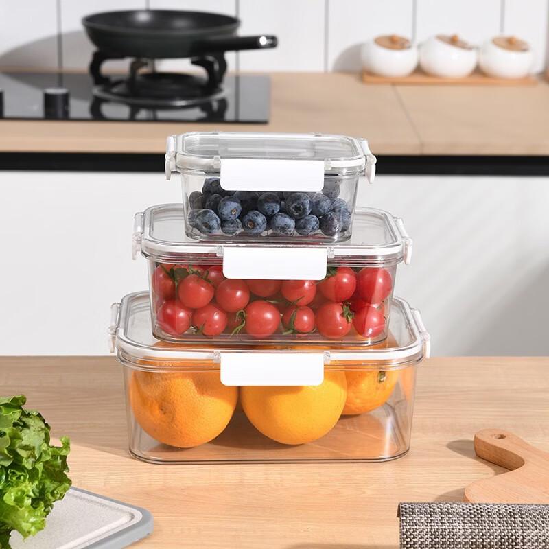 ZISIZ Plastic Food Storage Container with Lid