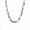 Vintage Curb Cuban Link Chain Necklaces Male Gold Color Stainless Steel Long Choker Chain For Men Women Hip Hop Jewelry Gift