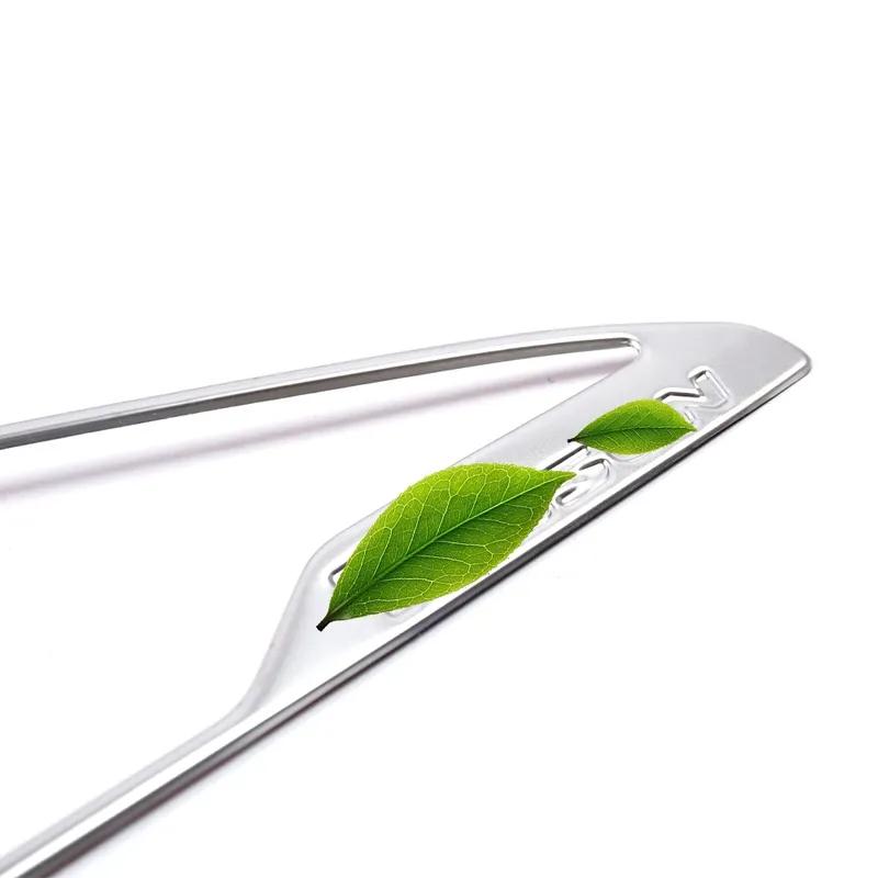 For Hyundai Tucson 2015- Inner Door Speaker Audio Ring Cover Sound Frame Trim Auto Stainless Steel Decorative Sticker