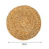 Round Table Mats Durable Home Rustic Decorative Heat Resistant Pads Woven Placemats for Tea Pot Party Cooking Wedding Hotel