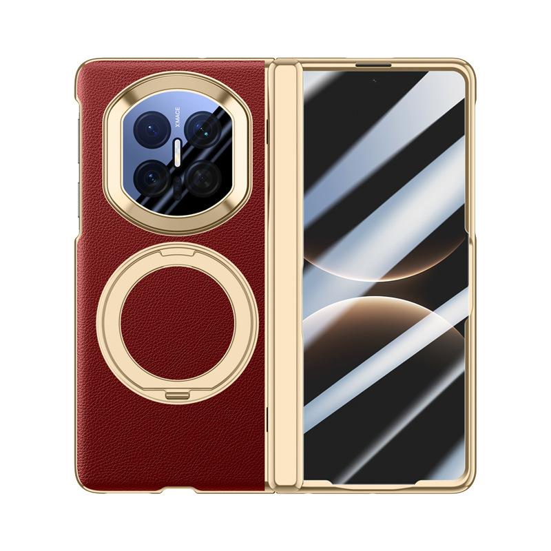 Applicable To Huawei Matex1 Mobile Phone Case and Film Integrated Electroplating X1 Collector's Edition Magnetic Suction Male Hinge Anti-drop Case