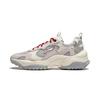 Li Ning Original Aspiration Amorti Antidérapant Résistant à l'abrasion Basse Tige Chaussures Décontractées Homme Gris Blanc AGCU191-1