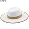 2022 New Feather Band Felt Fedora Hats for Women Wide Brim Men Formal Jazz Hats Panama Church Wedding Dress Hat Chapeu Feminino