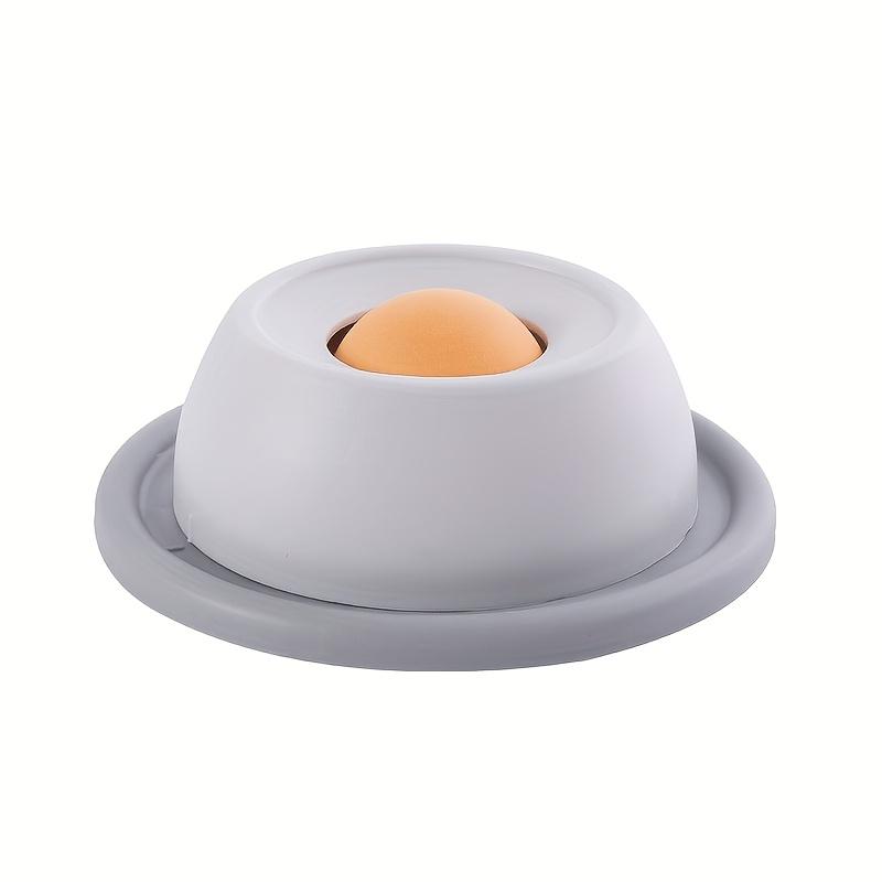 Cat Slow Feeder Interactive Lick Toy Dog Licking Fun Anti-Tipping Self-Entertainment Boredom Dental Toy Pet Slow Feeding Ball Licking Bowl 1pc slow feeder серый