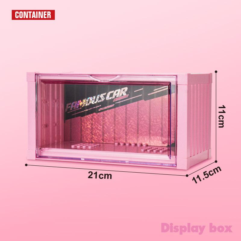 Caixa de Exibição Carro Veloz Recipiente Caixa de Armazenamento Modelo Caixa à Prova de Poeira Moc Diy Blocos de Construção Para 76914 76906 76900 BaseplateBrinquedos