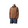 Carhartt WIP Chore Loose Diamond Quilted Square Label Long Sleeve Jacket Men Jacket Brown I035281-00S-3K