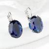 1/2 Pairs Teardrop Earrings Lightweight Sparkling Cubic Zirconia Water-drop Pendant Drop Earrings Jewelry Accessories