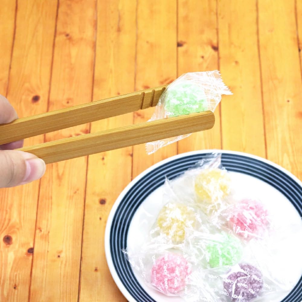 Tanaka Hashiten Chaton Tongs, 19cm, Mini, Stylish, Perfect for Camping, Pasta, Salad, Yakiniku, Ice Cream, and Snacks. Lightweight and Easy to Hold.