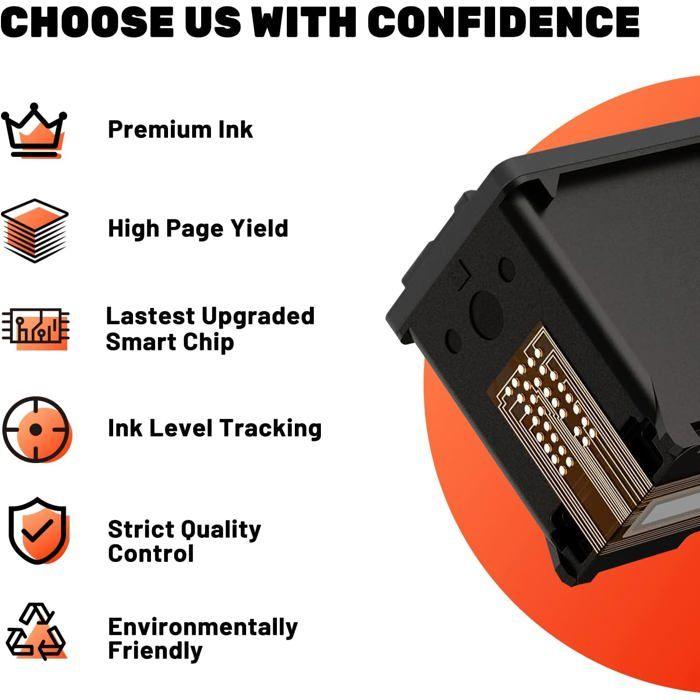 Pg-575Xl Cl-576Xl Cartouches D'Encre Remplacement Pour Canon Cartouche 575 576 Xl Pixma Ts3550I Ts3550 Ts3551I Ts3551 Tr4750I[J188]