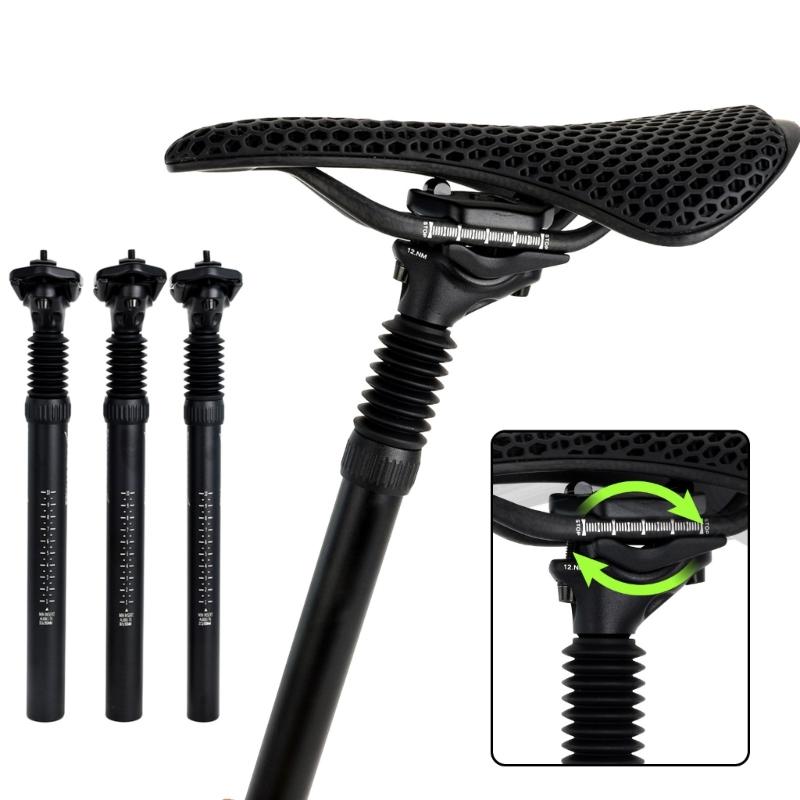 Mountain Bike Suspension Seat Post Shock Absorption Aluminum Alloy Seatpost Damping Seat Tube Cycling Accessories