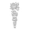 Large Size Crystal Rhinestone Brooches Crystal Rhinestones Large Size Brooches  Wedding Bouquets