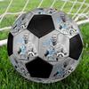 Erling Size 5 Soccer Ball, Machine-Stitched PVC, Durable & High Bounce, All Ages Fit, Fan Merchandise, Matches & Outdoor Use.