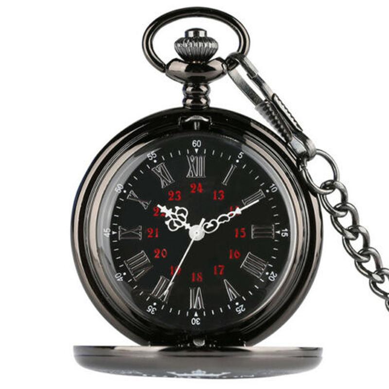 Bronze Römische Taschenuhr Antike Ziffern Kettenhalskette Anhänger Mehrere Stile Quarz Halskette Uhr Geschenke für Frauen Männer