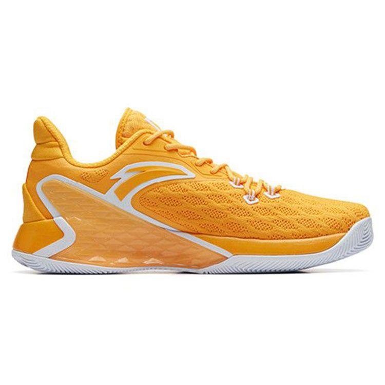 Anta RR5 Comfortable Lightweight Low-Top Basketball Shoes Men Sneakers Yellow White 11911160R-2