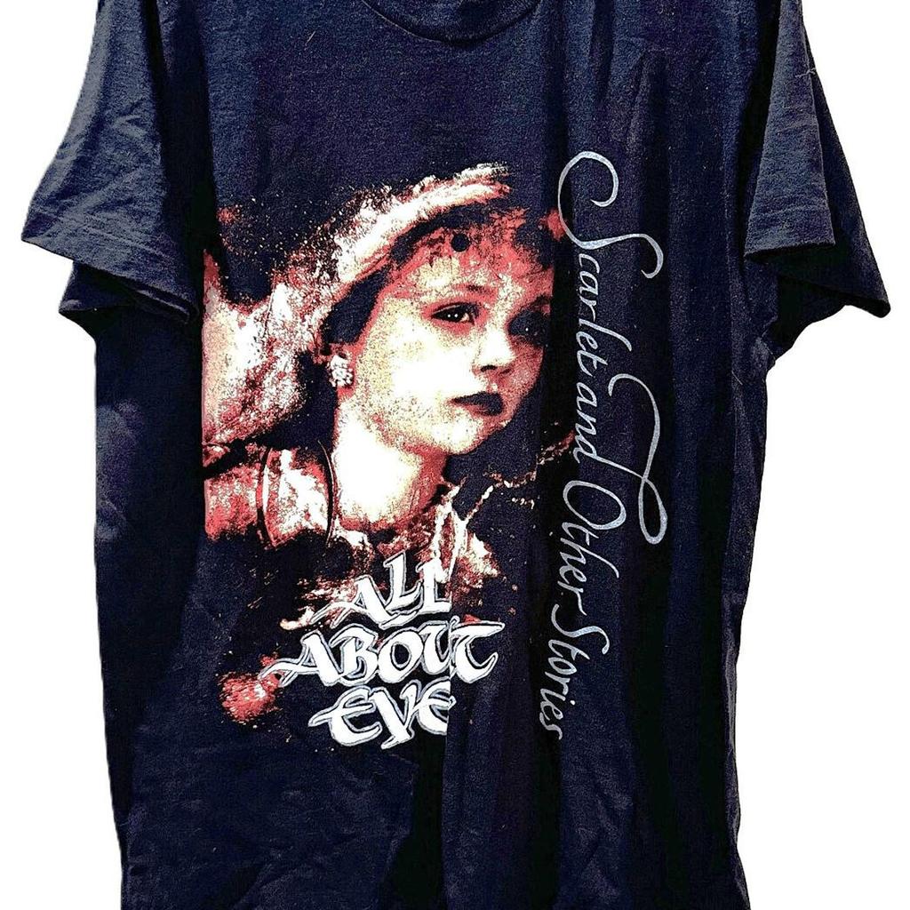 Vintage 80s 1989 ALL ABOUT EVE Rock Tour Concert Promo t shirt size xl