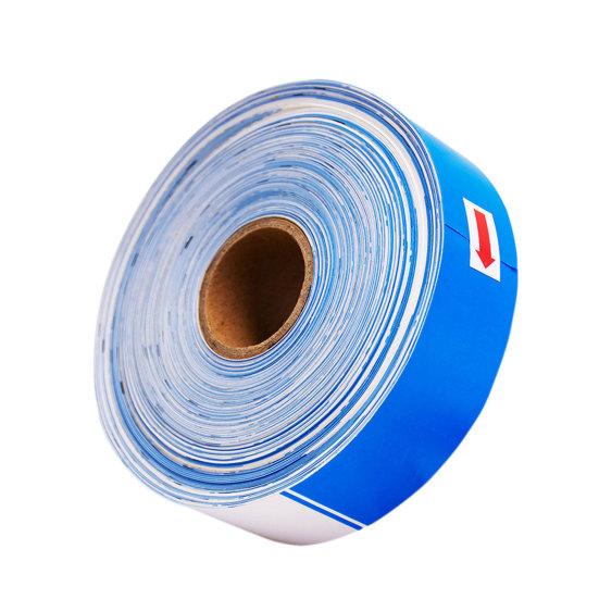 200 Pcs Paper Wristbands Barcode Print for Events Self-Adhesive синий