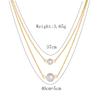 Fashion Jewelry 925 Sterling Silver Pearl Necklaces Natural Freshwater Pearls Double Layer Chain Gold Plated Necklaces for Women