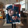 1 pièce Couverture en Flanelle Imprimée Max Verstappen, Haute qualité Toutes Saisons, Décoration d'Intérieur, Chaleur et Confort, Parfaite pour les Cadeaux de Noël