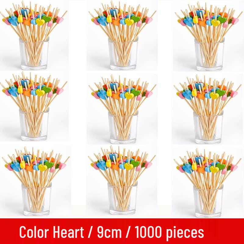 Qiwei Disposable Bamboo Fruit Picks